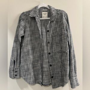 Abercrombie and Fitch Houndstooth Shacket